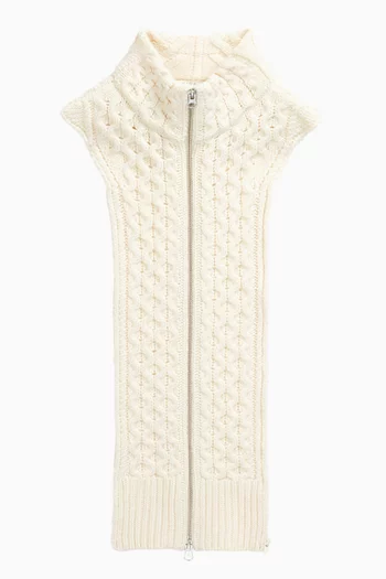 Upstate Dickey in Cable-knit