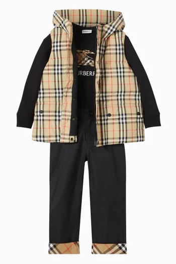 فيست منفوخ بنقشة مربعات