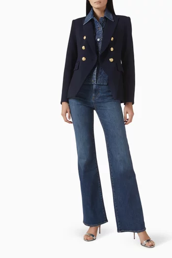 فيست ديكي سليت مزين بأحجار الراين دينم