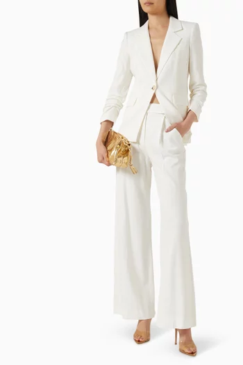 بنطال ماربو بقصة ساق واسعة فيسكوز