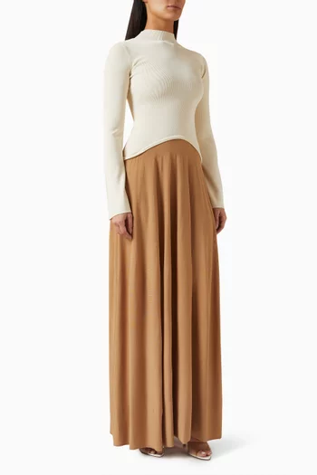 The Soglio Maxi Dress in Viscose-blend