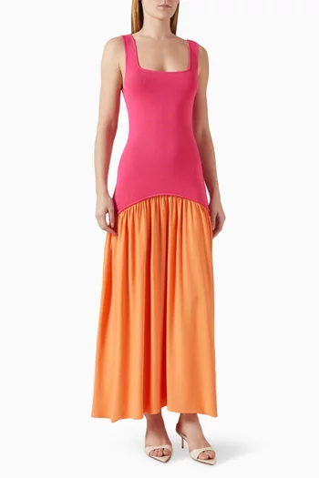 Camila Low-back Dress in Viscose Blend