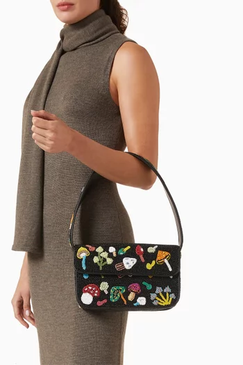 حقيبة كتف تومي مزينة بالخرز