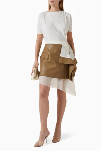 Ori Draped Layered Skirt