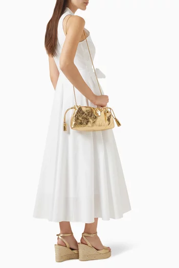 حقيبة ستاش صغيرة جلد لامع