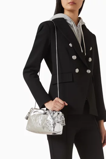 حقيبة ستاش صغيرة جلد لامع