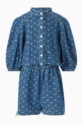 Awaken Playsuit in Denim