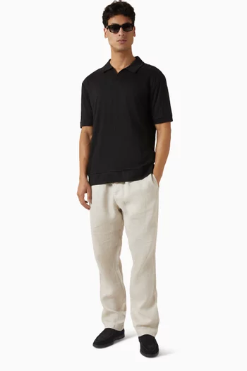 Polo Shirt in Linen