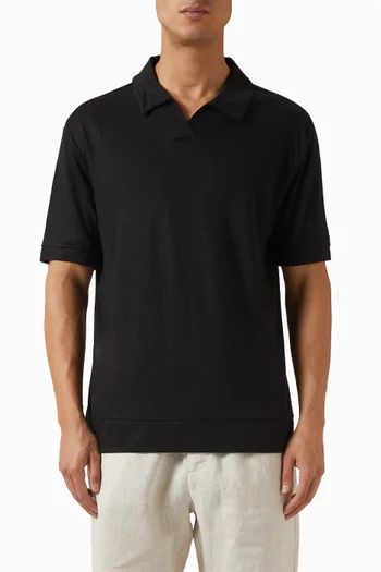 Polo Shirt in Linen