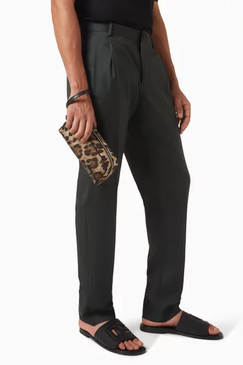 Leopard-print Bag in Nylon