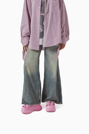 حذاء مفتوح من الخلف مزين بحلي جيبيتز إيثيلين فينيل أسيتات (إيفا) بالنسياغا × كروكس