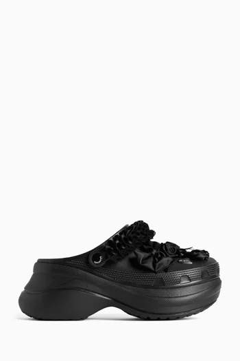 حذاء مفتوح من الخلف مزين بحلي جيبيتز إيثيلين فينيل أسيتات (إيفا) بالنسياغا × كروكس