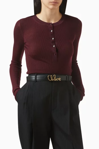 Iconic Belt in Leather