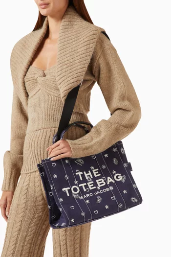The Medium Tote Bag in Bandana Canvas