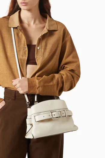 The Small Dakota Satchel Bag in Leather