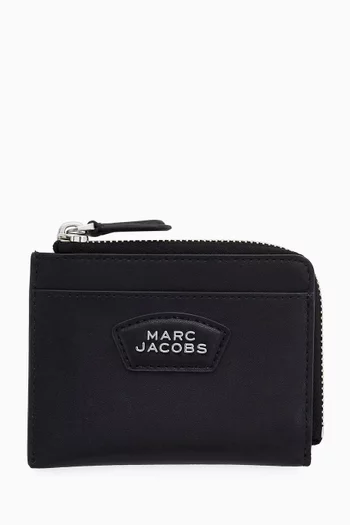 The Top Zip Wallet in Leather