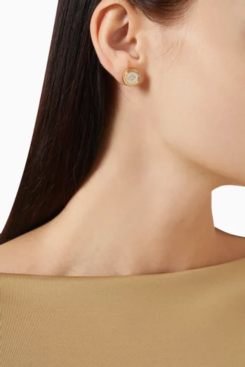 The Button Mother-of-Pearl Stud Earrings