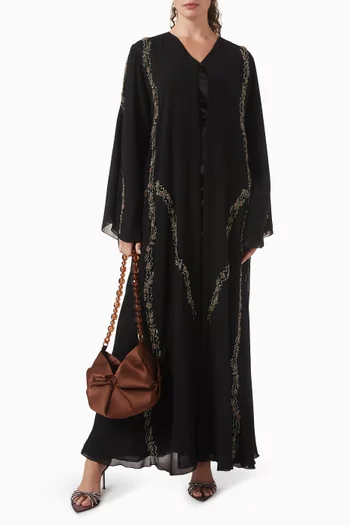 Embellished Abaya in Chiffon