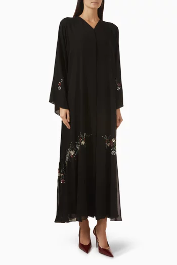 Embellished Abaya in Chiffon