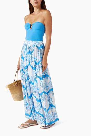 تنورة شيلوه بنقشة