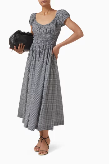 Quinley Check Maxi Dress