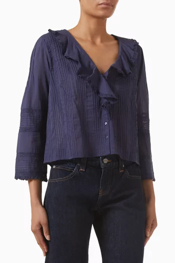 Huguette Top in Cotton