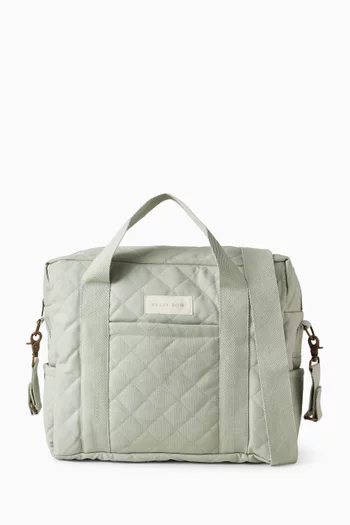 حقيبة تغيير حفاظات بجيوب متعددة 