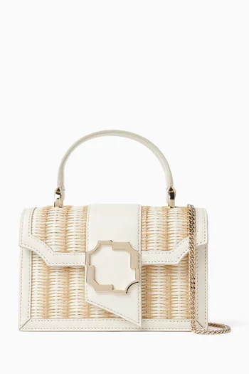 Mini Audrey Handbag in Raffia