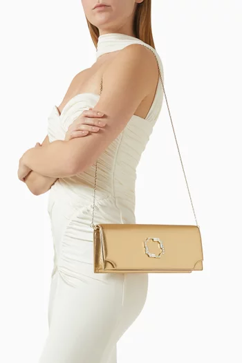 Vivien Clutch in Metallic Nappa