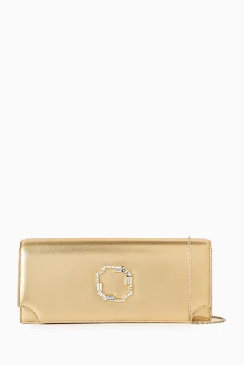 Vivien Clutch in Metallic Nappa
