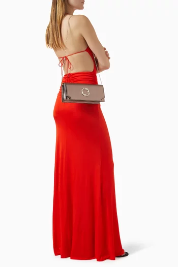 Vivien Clutch in Metallic Nappa