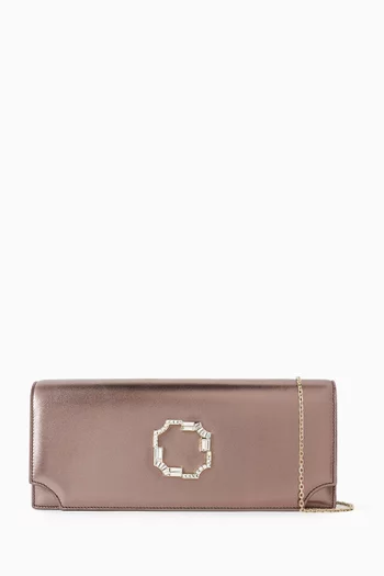 Vivien Clutch in Metallic Nappa