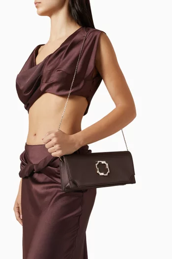 Vivien Clutch in Satin