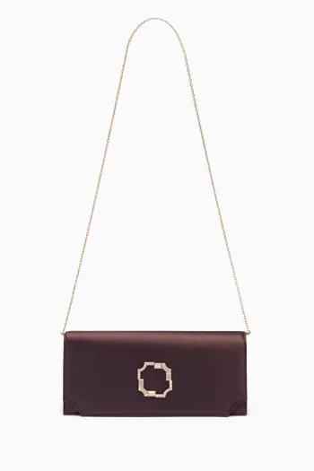 Vivien Clutch in Satin