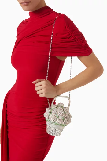 حقيبة باسكيت أوف روزس بيد علوية