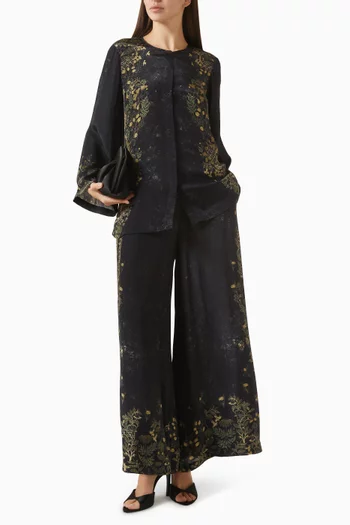 طقم متناسق بنقشة