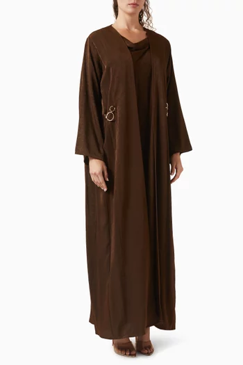 طقم عباية مطرزة