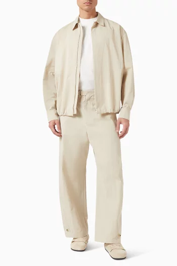 Mockneck T-shirt in Cotton