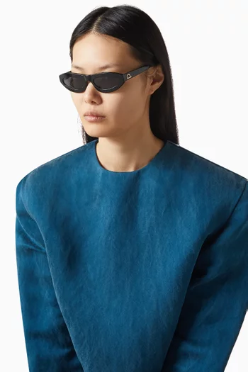 Trinity Cat-eye Sunglasses in Acetate