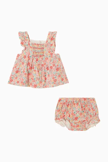 طقم بنقشة فيستيف فلورال