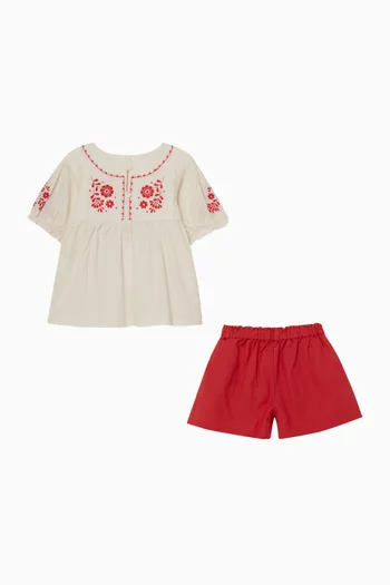 Festive Embroidered Set