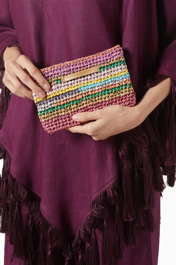 Raye Clutch in Yarn