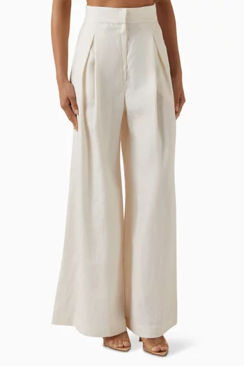 Desperte Wide-leg Pants in Linen