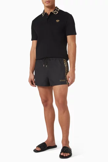Greca Swim Shorts in Nylon