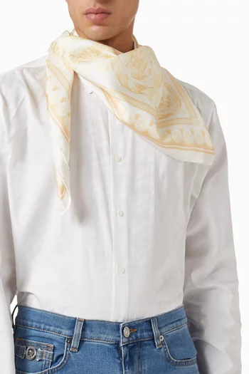 Barocco Scarf in Silk-twill