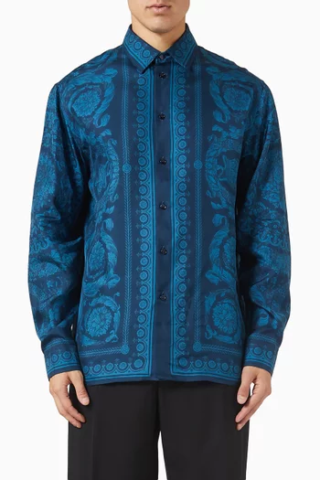 Barocco 92 Shirt in Silk Twill