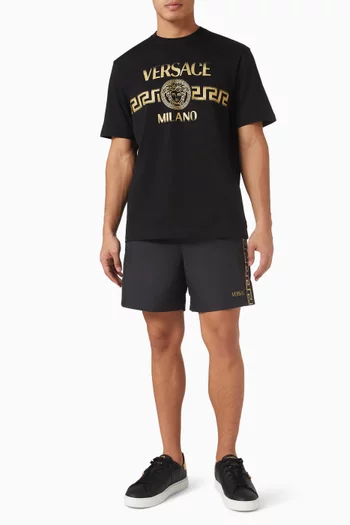 Greca Swim Shorts in Nylon