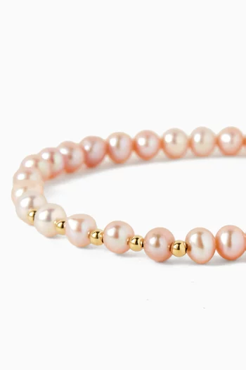 Kiku Pearl Bracelet in 18kt Gold