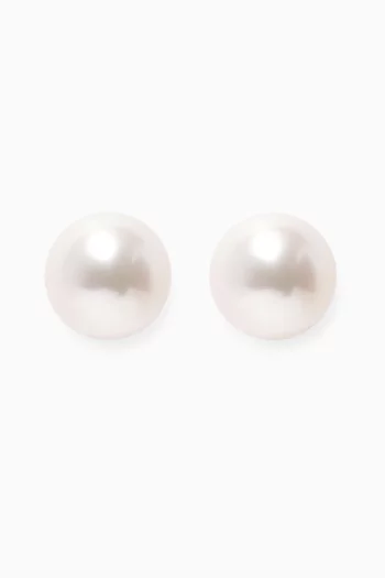 Kiku Pearl Earrings in 18kt Gold
