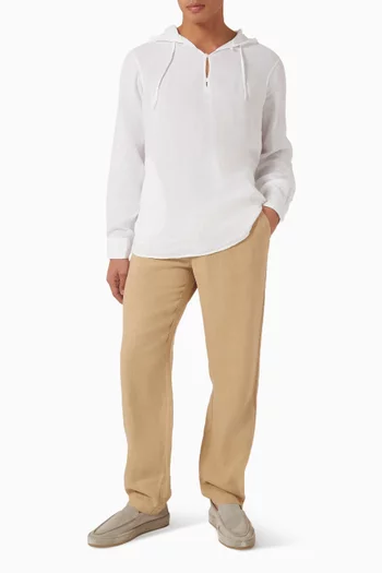 Eleuthera Plain Pants in Linen